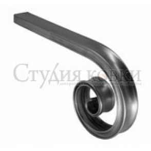 Стальное, кованое окончание поручня 2 арт. SK54.09.1 разм. 330x170
