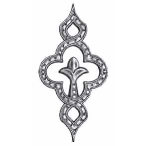 Кованый декоративный узор двусторонний арт. 547 разм. 12x24