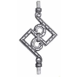 Кованая вставка в балясину арт. 549 разм. 14x27