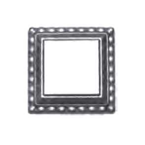 Кованое основание столба 50х50 арт. 561 разм. 10,7x10,7