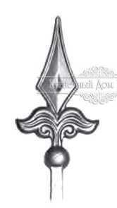 Кованая пика арт. 562 разм. 7,5x16,5