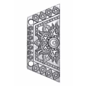 Накладка на замок арт. 575 разм. 13x31