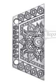 Накладка на замок арт. 575 разм. 13x31