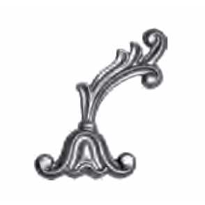 Кованый декоративный узор односторонний арт. 580 разм. 13x15