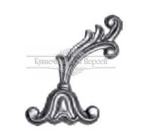 Кованый декоративный узор односторонний арт. 580 разм. 13x15