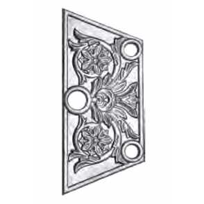 Накладка на замок арт. 582 разм. 13x31