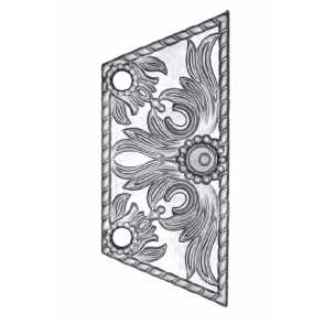 Накладка на замок арт. 598 разм. 13x31