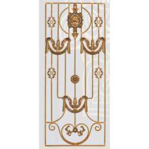 Кованая декоративная панель 80 х 195 см (арт. 6118)