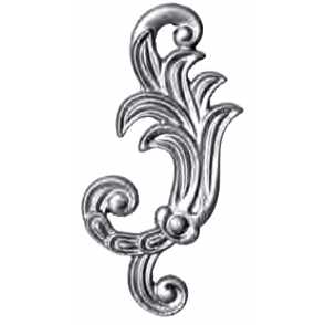 Кованый декоративный узор двусторонний арт. 611 разм. 12x15