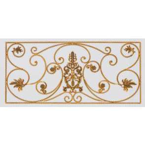 Кованая декоративная панель 70 х 150 см (арт. 6391)