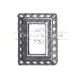 Кованое основание столба 40х20 арт. 639 разм. 7,5x10,2