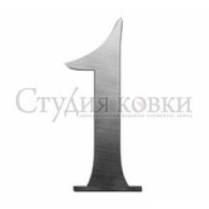 Стальная цифра на дверь 1 арт. SK64.111.13 разм. 90x30