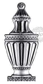 Кованый декоративный элемент арт. 649 разм. 35,4x15,3