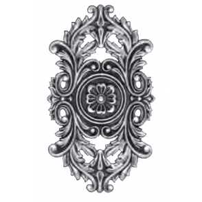 Кованая декоративная накладка арт. 651 разм. 23x40
