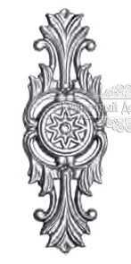 Кованый декоративный узор односторонний арт. 656 разм. 8x22