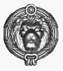 Кованый Лев накладной арт. 659 разм. 13x15