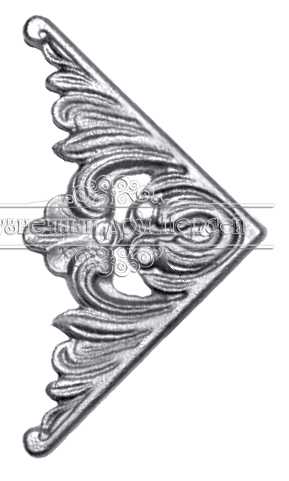 Кованый декоративный узор односторонний арт. 660 разм. 14x14
