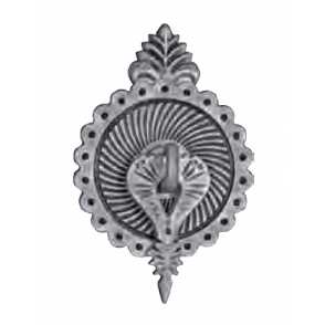 Кованая дверная ударная ручка арт. 665 разм. 19x18