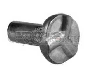 Кованая заклепка арт. SK67.14 разм. 32x22 кр.10