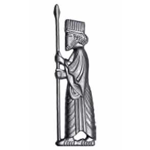 Кованая фигурка накладная арт. 673 разм. 10x35