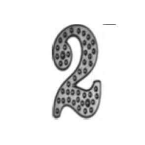 Чугунная Цифра на дверь