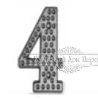 Чугунная Цифра на дверь