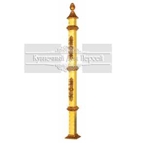 Кованый столб для лестниц, перил, ограждений арт. 707 разм. 130