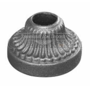 Стальное основание балясины, подпятник арт. SK73.50.16 разм. отв.16 d50