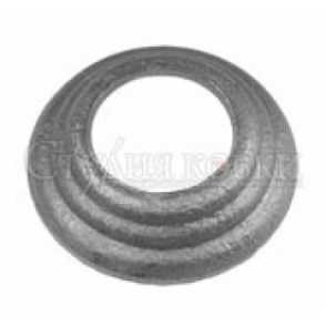 Стальное основание балясины, подпятник арт. SK73.60.30 разм. отв.30 d60 (4мм)