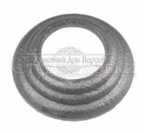 Стальное основание балясины, подпятник арт. SK73.60.30 разм. отв.30 d60 (4мм)