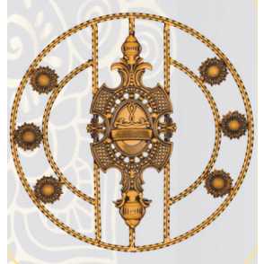 Розетка кованая 60 х 60 см (арт. 8112)