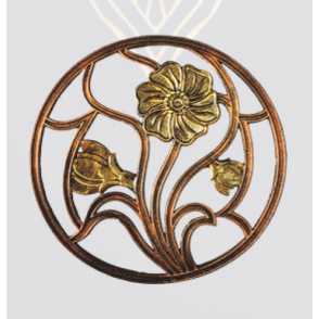 Розетка кованая 37 х 37 см (арт. 8123)