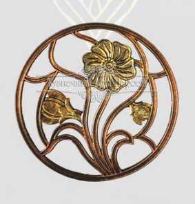 Розетка кованая 37 х 37 см (арт. 8123)