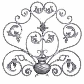 Кованая розетка арт. 906 разм. 95x90