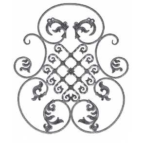 Кованая розетка арт. 909 разм. 80x90