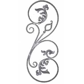 Кованая балясина арт. 919 разм. 35x90