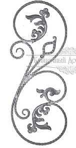 Кованая балясина арт. 919 разм. 35x90