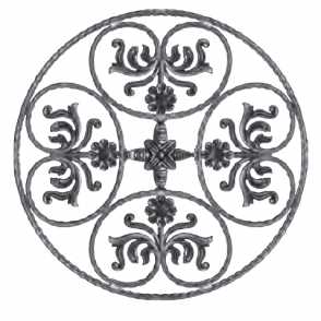 Кованая розетка арт. 930 разм. 61x61