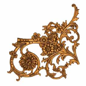 Кованый декоративный узор односторонний арт. 932 разм. 53,5x35,5