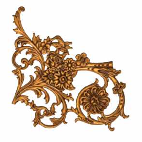 Кованый декоративный узор односторонний арт. 933 разм. 53,5x35,5