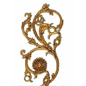 Кованый декоративный узор односторонний арт. 940 разм. 40x20