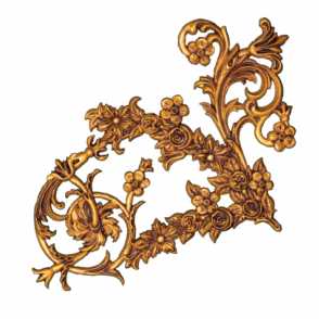 Кованый декоративный узор односторонний арт. 945 разм. 61x40,5