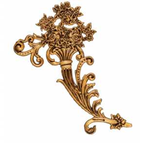 Кованый декоративный узор односторонний арт. 948 разм. 45,5x27
