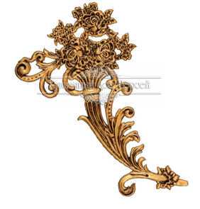 Кованый декоративный узор односторонний арт. 948 разм. 45,5x27