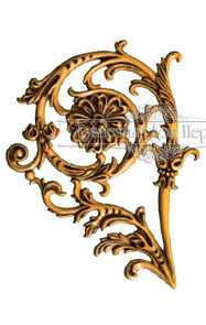 Кованый декоративный узор односторонний арт. 951 разм. 42x30