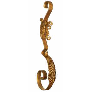 Кованый столб для лестниц, перил, ограждений арт. 973 разм. 30x81