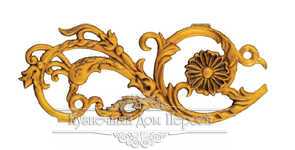 Кованый декоративный узор двусторонний арт. 977 разм. 30x12