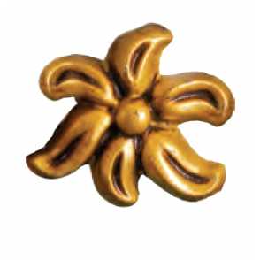 Кованый цветок односторонний арт. 980 разм. 6,5x5,5