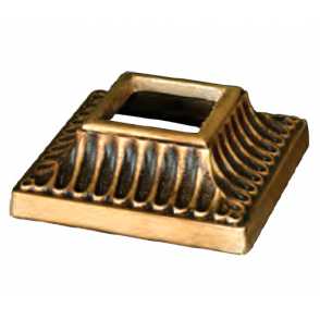 Кованое основание столба 40х40 арт. 989 разм. 10,5x10,5