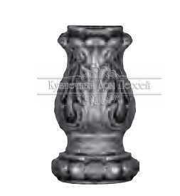 Кованая вставка в балясину Ду 16 мм арт. 990 разм. 3,8x7